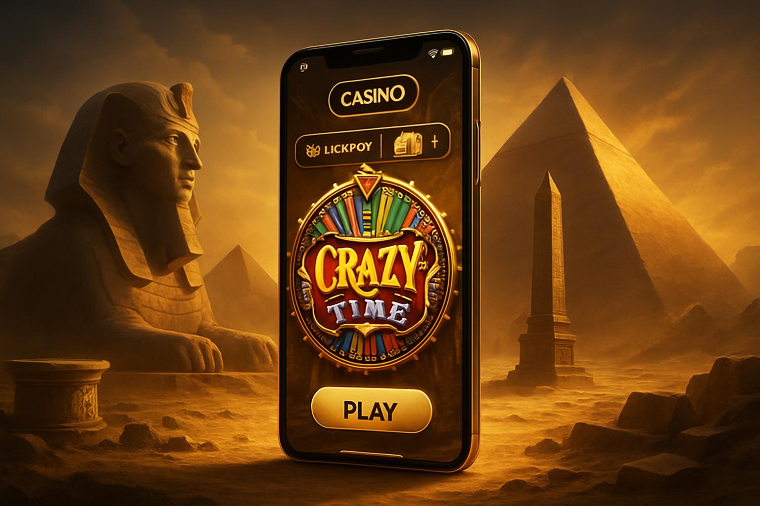 Crazy Time game lobby screenshot
